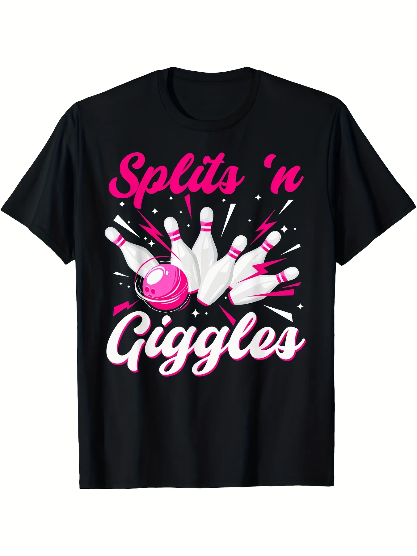 Short Sleeve Bowling Shirt Retro - T-shirt amusant sur le thème du