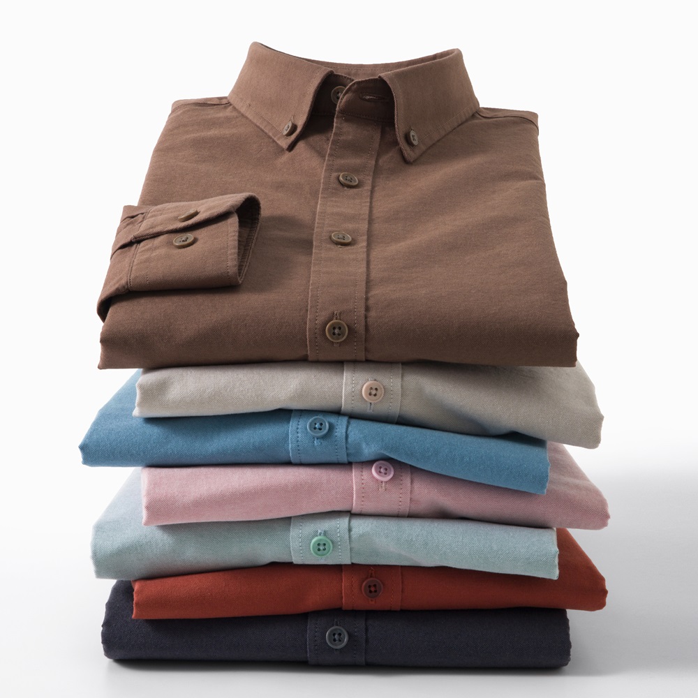 Nouvelle Chemise Oxford 100 %  - Mandarin Collar Formal Shirt Slim Fit avis et prix