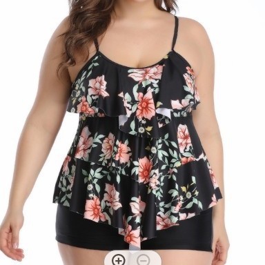 Tankini femme, bikini imprimé  - Shorts avis et prix