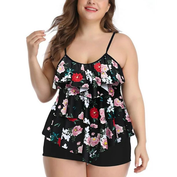Tankini femme, bikini imprimé  - Shorts avis et prix