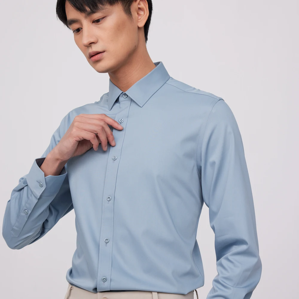 Chemise habillée homme sans re - Breathable Bamboo Fiber Shirt Non Iron avis et prix