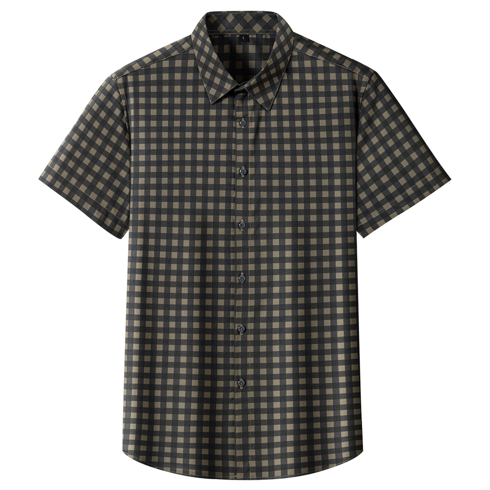 Chemise d'été à manches courte - Breathable Bamboo Fiber Shirt Non Iron avis et prix