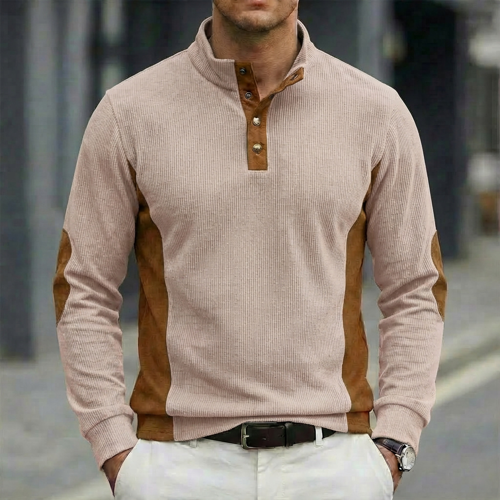 Polo homme en velours côtelé d - Corduroy Button Up Shirt Men avis et prix