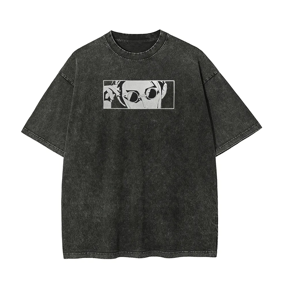 T-shirt Kento Nanami Jujutsu K - Acid Wash Vintage Graphic T Shirt avis et prix