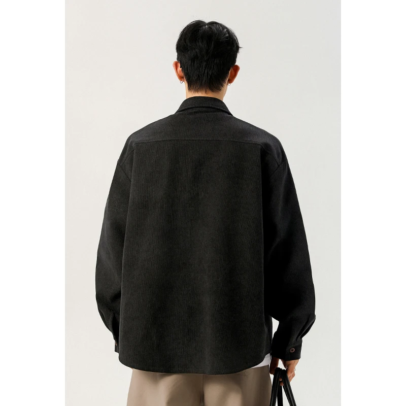 Haut en velours côtelé à bouto - Corduroy Button Up Shirt Men avis et prix