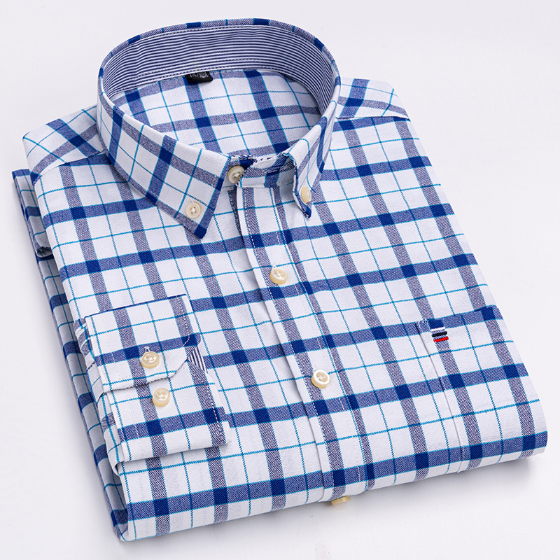 Chemises décontractées pour ho - Oxford Cotton Casual Shirt Business avis et prix