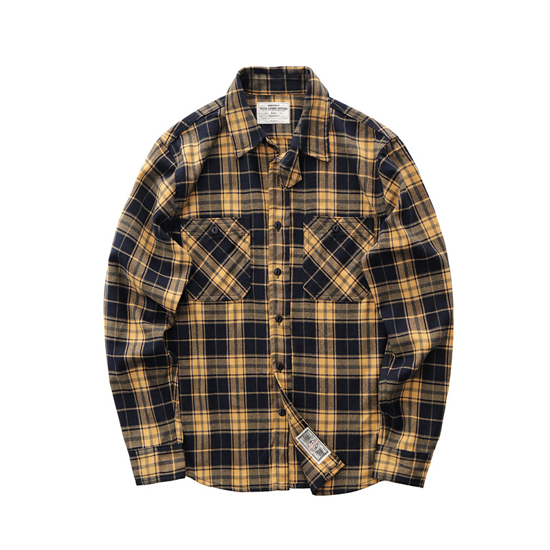 Chemise Cargo à carreaux à rev - Flannel Plaid Shirt Heavy Weight avis et prix