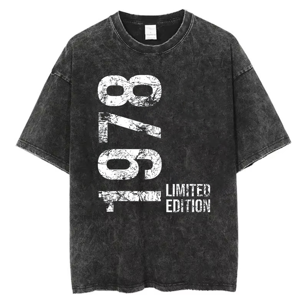 T-shirt édition limitée 1978 e - Acid Wash Vintage Graphic T Shirt avis et prix