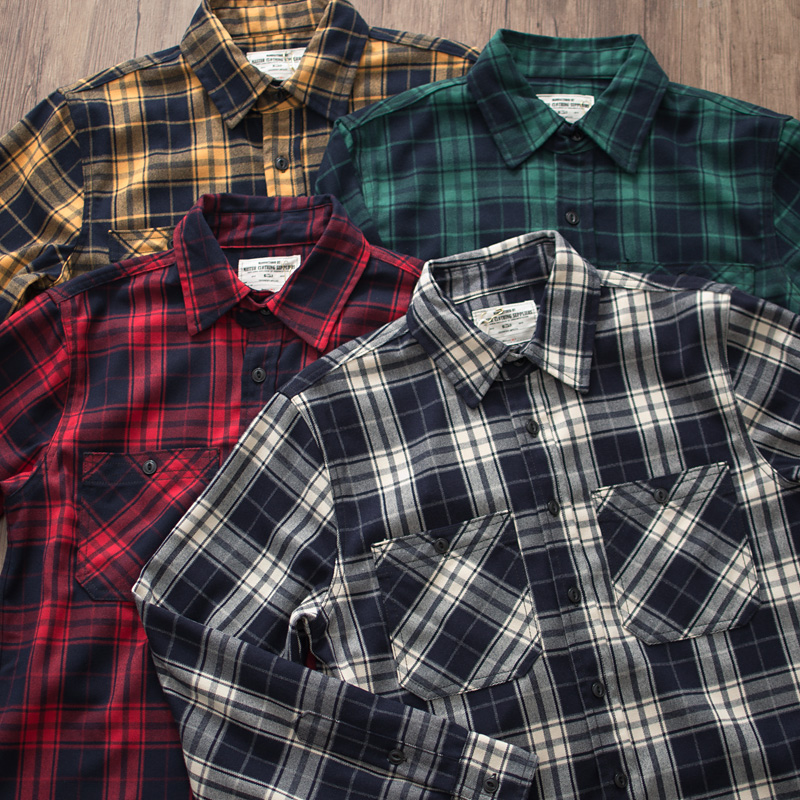 Chemise Cargo à carreaux à rev - Flannel Plaid Shirt Heavy Weight avis et prix